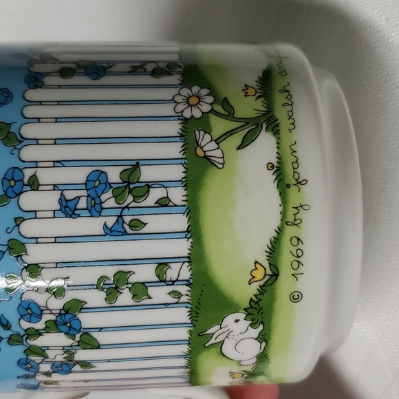 1969 Cup Joan Walsh Anglund West Germany Dining Coffee Tea Mug Porcelain Vintage - Picture 11 of 17